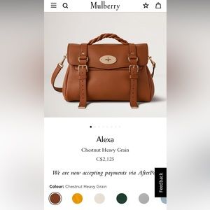 Mulberry Alexa Leather Satchel